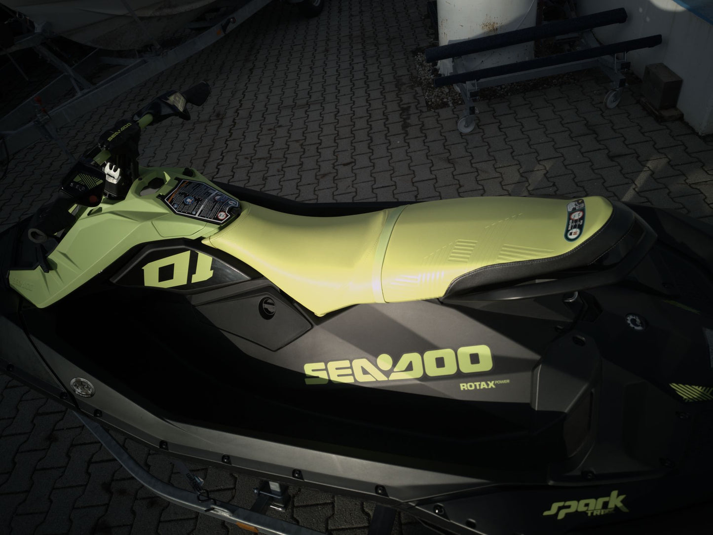 SeaDoo Spark Trixx 3UP 90 iBR Gebraucht Modell 2023 - Manta Green - 31h