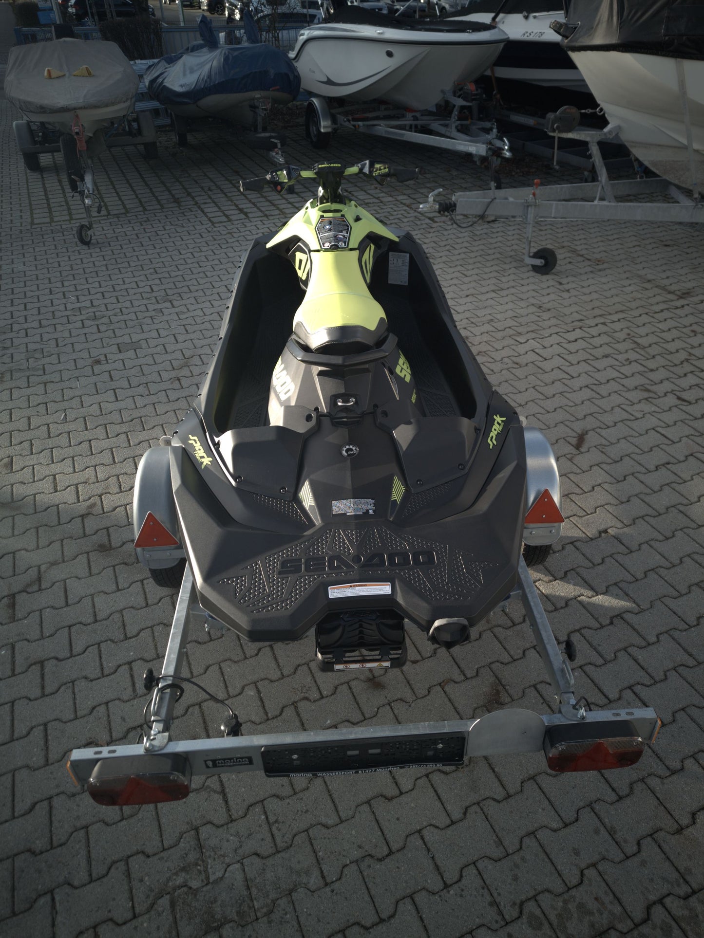 SeaDoo Spark Trixx 3UP 90 iBR Gebraucht Modell 2023 - Manta Green - 31h