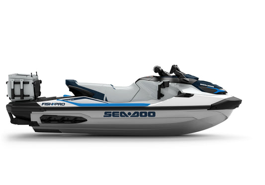 SeaDoo FishPro Sport 170 iDF Jetski Modell 2025 - White / Gulfstream Blue