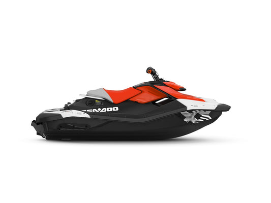 SeaDoo Spark Trixx 1UP 90 iBR Jetski Modell 2025 - White / Dragon Red