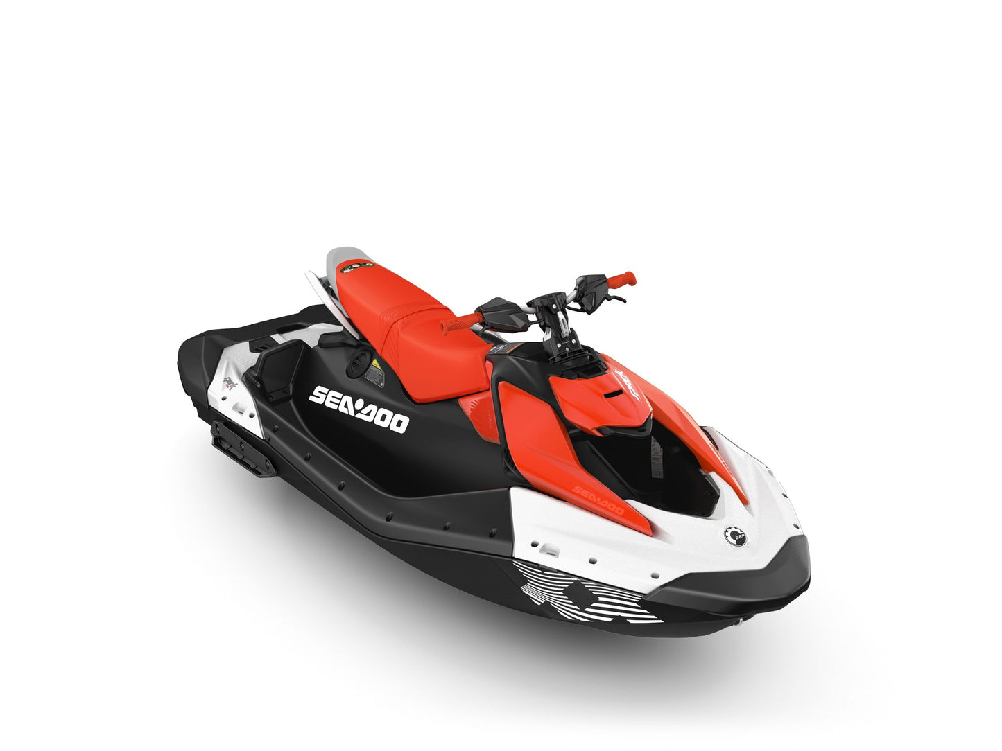 SeaDoo Spark Trixx 3UP 90 iBR Jetski Modell 2025 - White / Dragon Red