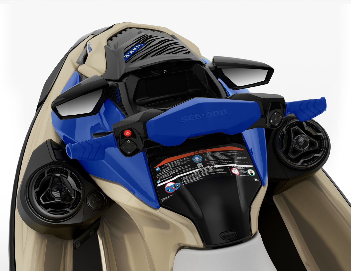 SeaDoo Wake Pro 230 Audio iDF Jetski Modell 2025 - Sand / Dazzling Blue