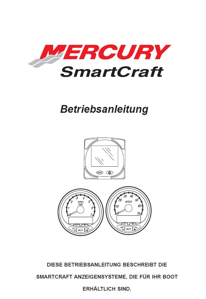 Mercury Smartcraft SC1000 System Monitor Anleitung